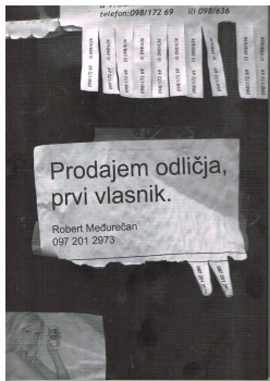 Prodajem odličija, prvi vlasnik RM 001