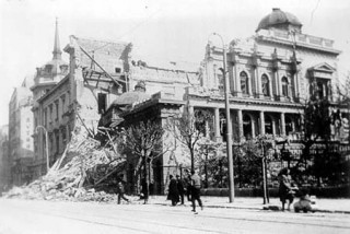 Beograd nakon bombardiranja, 1941.