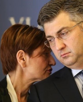 Andrej Plenković i Martina Dalić