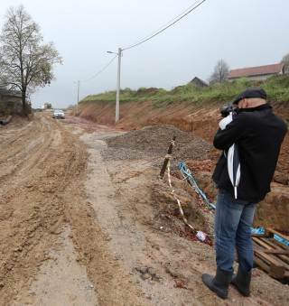 Gradnja pristupne prometnice 2019. (Foto Kristina Štedul Fabac/PIXSELL)